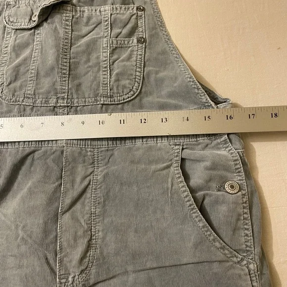 American Eagle Size Small Corduroy Overalls Womens Carpenter Utility Cotton - Picture 8 of 11